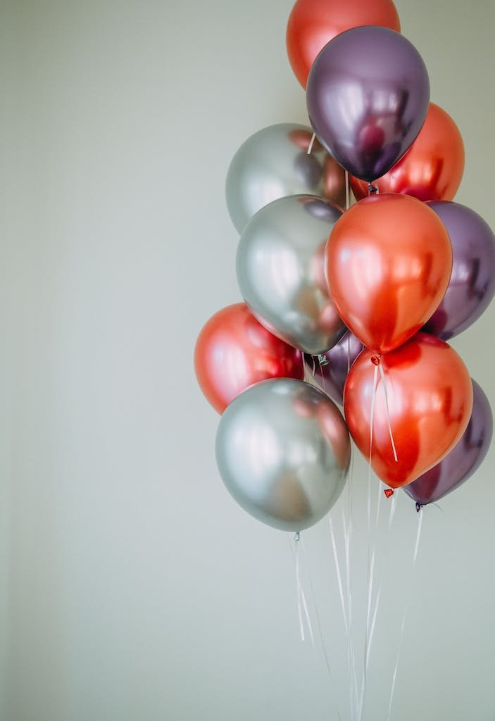 Floating Shiny Balloons